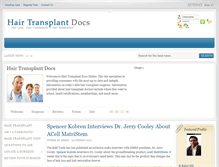 Tablet Screenshot of hairtransplantdocs.com